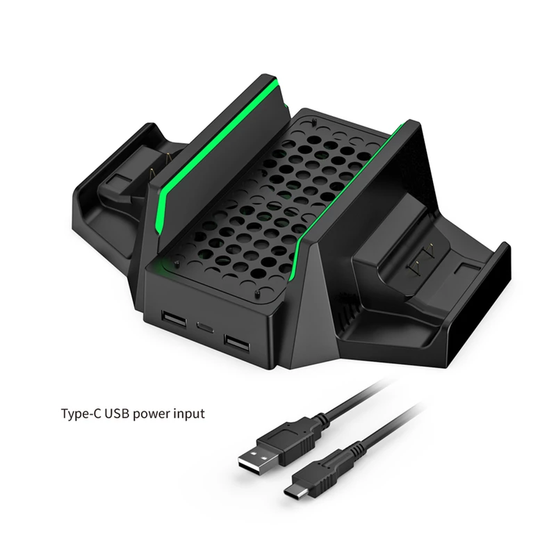پایه شارژر و فن خنک کننده به همراه باطری ایکس باکس دابی مدل Dobe TYX-0663