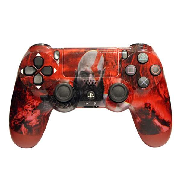 دسته بازی پلی استیشن 4 طرح God of War قرمز