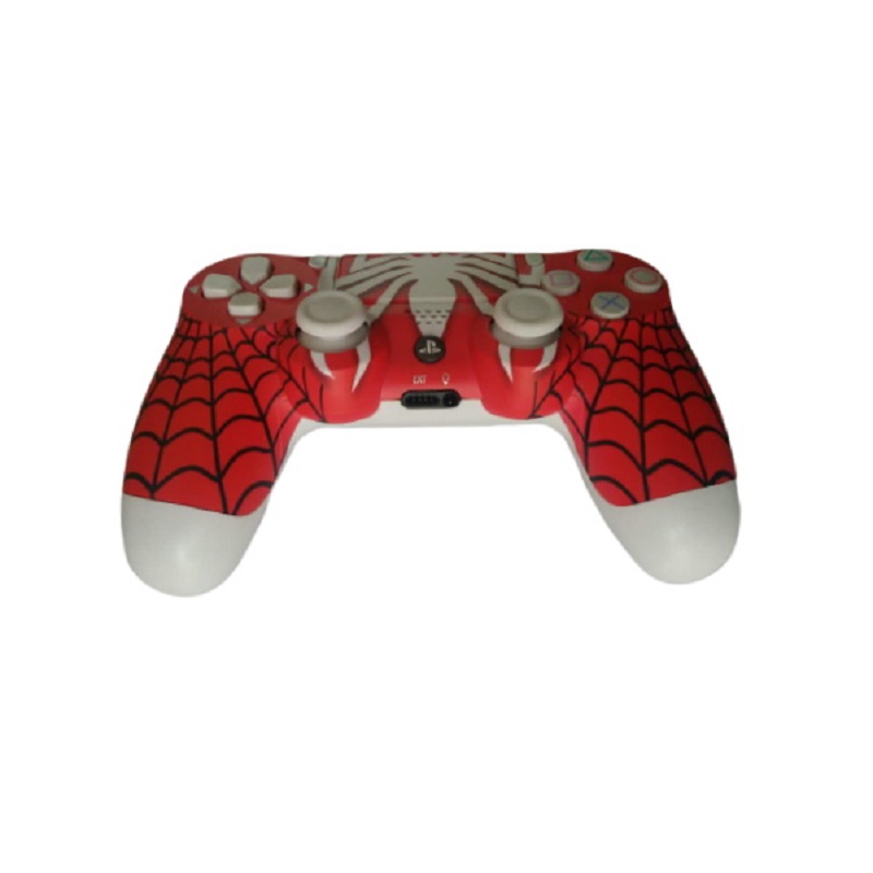 دسته بازی پلی استیشن 4 طرح Spiderman سفید قرمز