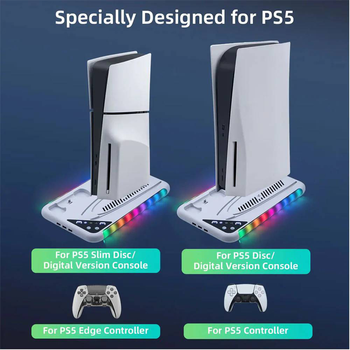 پایه چند منظوره پلی استیشن 5 دابی مدل TP5-3557 P5/P5 SLIM