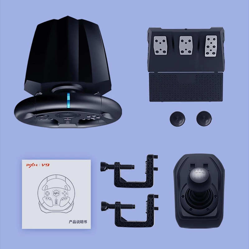 گجت دسته فرمان بازی پی ایکس ان مدل V9