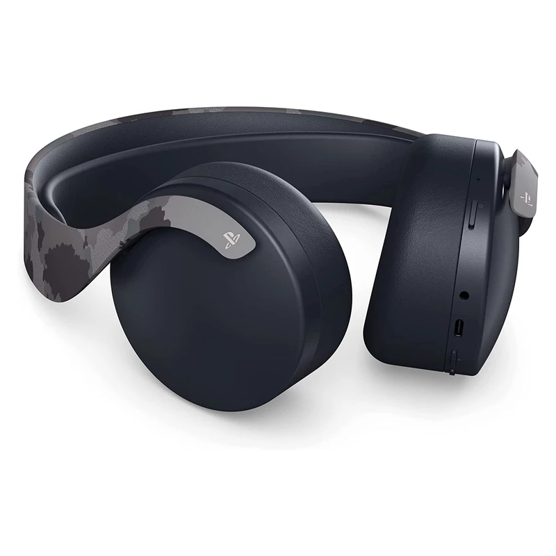 هدست پلی استیشن 4 سونی مدل Pulse 3D مخصوص پلی استیشن 5 طرح Grey Camouflage