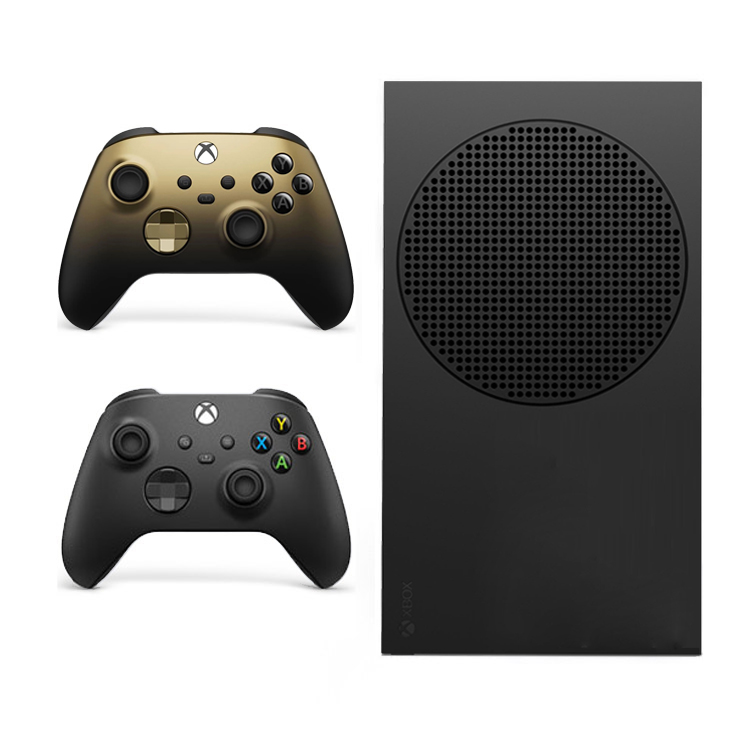 ایکس باکس سری اس 1 ترابایت Xbox Series S Black + دسته اضافه رنگ طلایی 18 ماه گارانتی سن سو سرویس