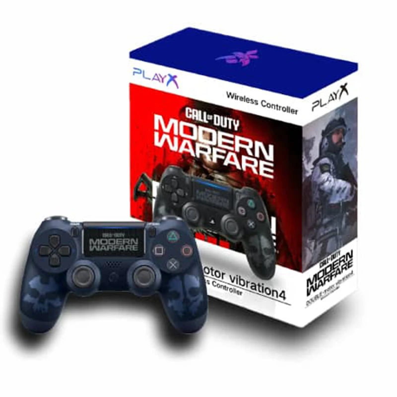 دسته بازی پلی استیشن 4 کاستوم طرح Call of Duty Modern Warfare برند Play X